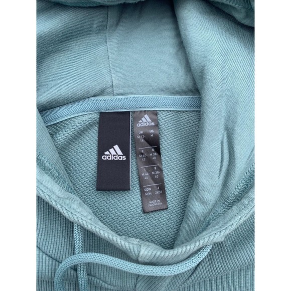 Adidas Mint Crop Hoodie Junior Medium Sweatshirt - Picture 9 of 11